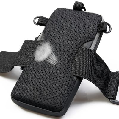 11. Saszetka Wozinsky WSDB-B armband opaska na ramię na telefon do biegania - czarna
