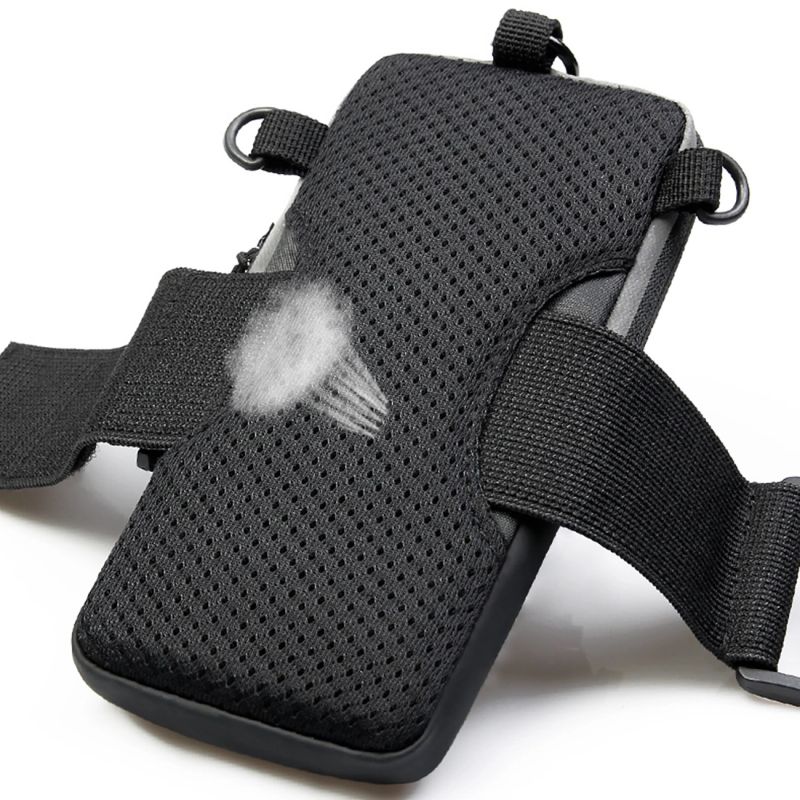 11. Saszetka Wozinsky WSDB-B armband opaska na ramię na telefon do biegania - czarna