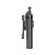 6. Selfie stick WC13YDS teleskopowy tripod 1.3m z podwójną lampą i uchwytem na telefon - czarny