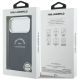 8. Etui Karl Lagerfeld Embossed Open Ring RSG Logo MagSafe na iPhone 18 Pro / 17 Pro - niebieskie