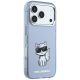 4. Etui Karl Lagerfeld IML Choupette Body   Sketch Print MagSafe na iPhone 17 Pro / 18 Pro - jasnoróżowe