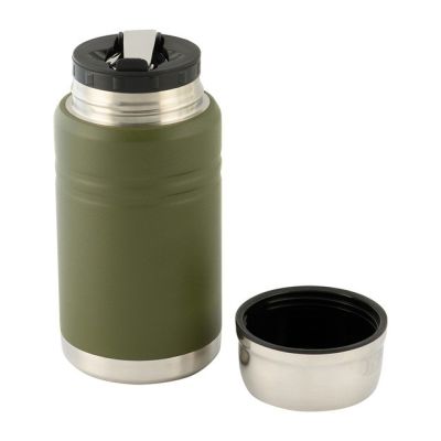 4. Termos obiadowy z łyżką ze stali Inox M-TAC Olive poj. 750 ml.