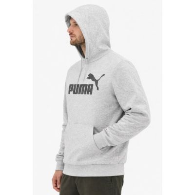 5. Puma bluza sportowa kangurka z kapturem męska szara modna bawełniana