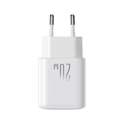 3. Ładowarka Joyroom JR-TCF20 sieciowa USB-C PD 20W - biała + kabel USB-C / USB-C 1m