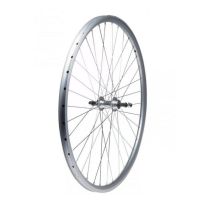 Koło 26'' tył woln. stożek O-srebrna/P-srebrna