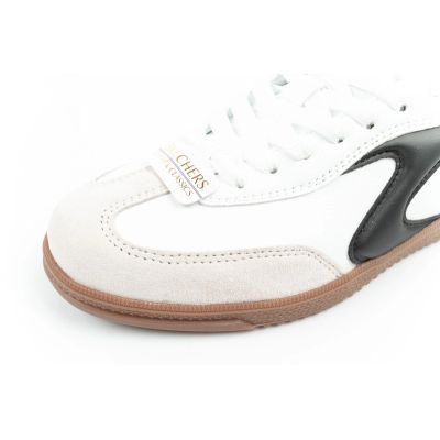 15. Buty sportowe damskie sneakersy Skechers Kickoff białe skórzane