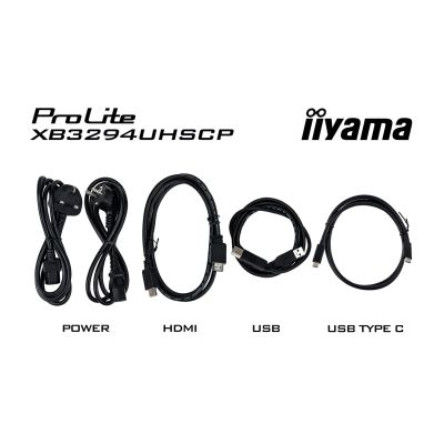 7. Monitor iiyama ProLite 32’’ 4K VA z USB-C (95W), przełącznikiem KVM i obsługą PiP/PbP