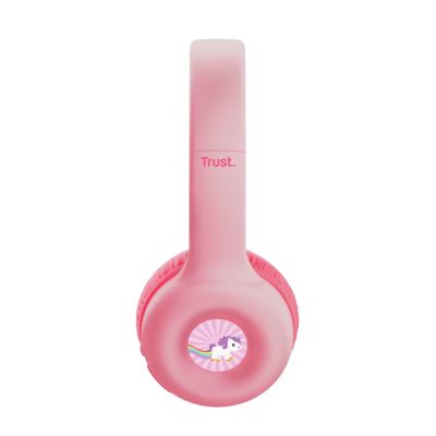 5. Słuchawki TRUST Nouna Wireless Kids pink