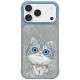 Etui Nimmy Big Eyed Pet 2.0 Cat do iPhone 17 Pro Max - szare