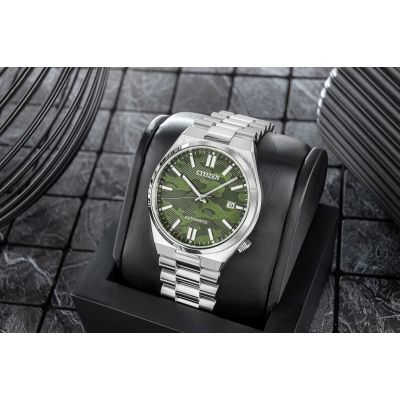 5. Zegarek Męski CITIZEN Tsuyosa Sapphire Mechanical NJ0159-86X + BOX