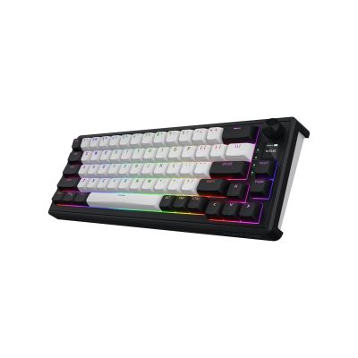 2. HATOR Skyfall 65 MAG ULTIMA 8K wireless klawiatura Gaming USB + RF Wireless + Bluetooth QWERTY US English Czarny, Biały