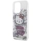 6. Etui Hello Kitty IML Kitty On Bricks Graffiti na iPhone 15 Pro Max - białe