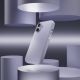 7. Etui silikonowe Puro Icon Mag Pro Liquid Silicone na iPhone 17 kompatybilne z MagSafe, z ochroną aparatu i aluminiowymi przyciskami - lawendowe