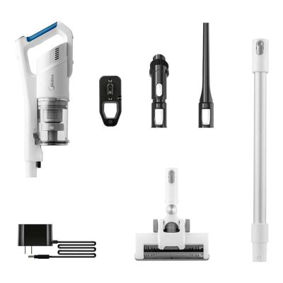 5. Odkurzacz bezprzewodowy Midea Cordless Vacuum Cleaner | P5 MCS2021WB | 150 W | 21.6 V | Operating time (max) 45 min | White