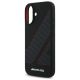 6. Etui AMG Checkered Flag Pattern MagSafe na iPhone 16 - czarne