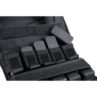 9. Kamizelka treningowa obciążeniowa 20 kg z bloczkami W20B | DBX Bushido