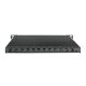 3. Digitus Panel krosowy CAT 6A Slim, ekranowany, 12-portowy, 0,5 U, 10", czarny