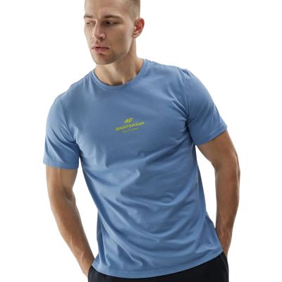9. Koszulka męska 4F M2961 denim 4FWAW25TTSHM2961 32S