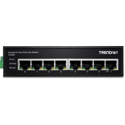 3. TRENDnet Industrie Switch  8 Port Fast Ethernet  L2 DIN-Rail
