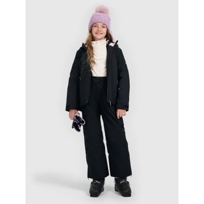3. Spodnie narciarskie membrana 8000 dziewczęce 4F 4FJRAW25TFTRF1242-20S