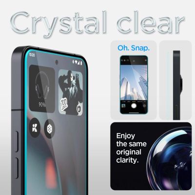 11. Szkło hartowane Spigen Glas.TR EZ Fit 2-pack na Nothing Phone 3 - przezroczyste