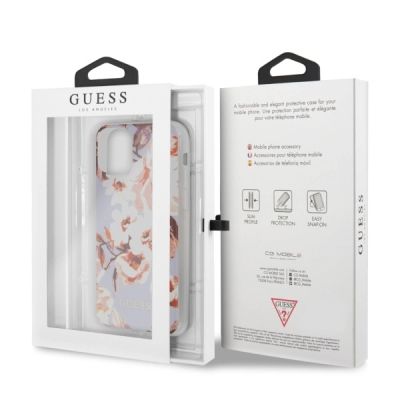 7. Etui Guess N.2 Flower Collection na iPhone 11 Pro Max - liliowe