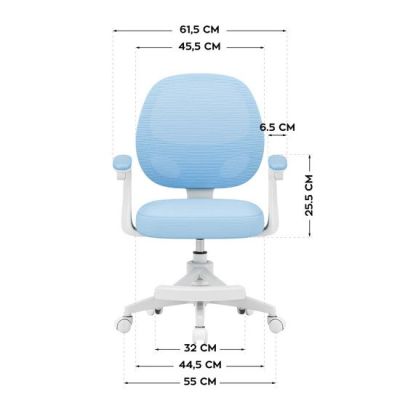 6. Fotel obrotowy Junior 3.1 Blue