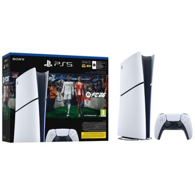 10. Konsola Sony PlayStation 5  Digital 825GB + EA Sports FC26