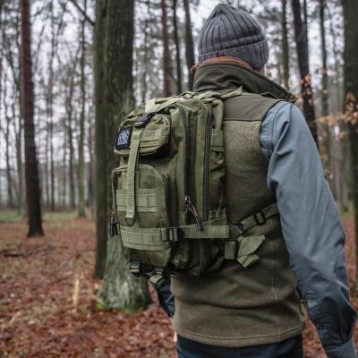29. Plecak turystyczny Offlander Survival 25L OFF_CACC_32GN