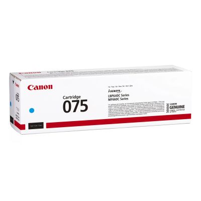 8. Canon 075 kaseta z tonerem 1 szt. Oryginalny Cyjan