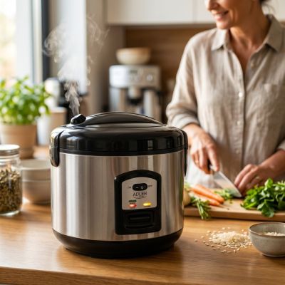 14. Garnek do ryżu Adler AD 6406 (1.5l; kolor inox)