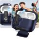 9. Etui Tech-Protect Slim Hook na AirPods Pro 3 - granatowe