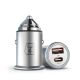 2. Ładowarka samochodowa 3mk Hyper Car Charger 45W USB-C USB-A - srebrna