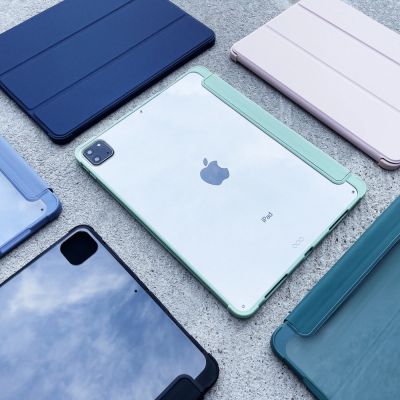 11. Stand Tablet Case etui Smart Cover pokrowiec na iPad Pro 12.9'' 2021 / 2020 z funkcja podstawki zielony