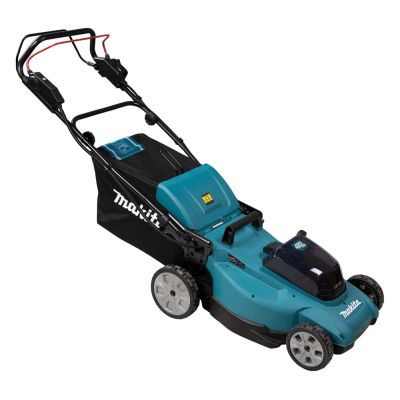 9. Makita DLM481Z kosiarka Kosiarka do trawnika typu push Bateria Czarny, Niebieski, Metaliczny