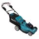 9. Makita DLM481Z kosiarka Kosiarka do trawnika typu push Bateria Czarny, Niebieski, Metaliczny