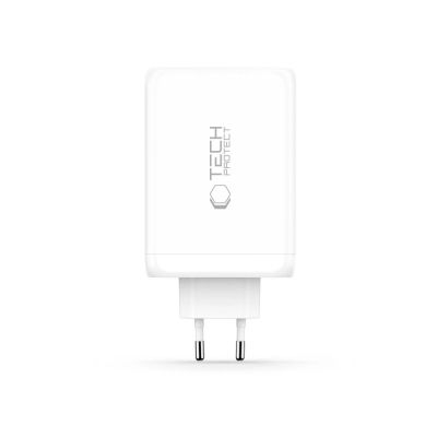3. Ładowarka sieciowa Tech-Protect NC240W-GaN 4-Porty 240W - biała