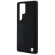 6. Etui BMW Leather Big Wordmark na Samsung Galaxy S25 Ultra - czarne