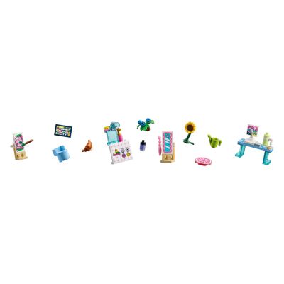 8. LEGO Friends 42697 - Kreatywna walizka z domkiem dla lalek