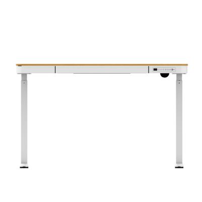 4. Tuckano Biurko z elektryczną regulacją wysokości ET119W-C Biały/dąb. Blat biurka o wymiarach 120 x 60cm.