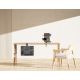 8. Activejet Organizer na biurko APB-002B. Obrotowa tablica perforowana. Kolor czarny matowy.