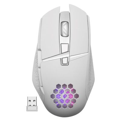 DEFENDER MYSZ GM-514 GLORY OPTIC RF RGB 3200DPI 7P BIAŁA 52513