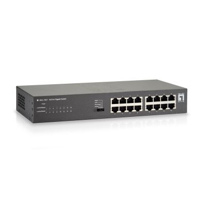 4. LevelOne GEU-1621 przełącznik sieciowy Gigabit Ethernet (10/100/1000) Szary