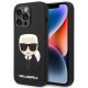 Etui Karl Lagerfeld Silicone Karl`s Head na iPhone 14 Pro Max - czarne