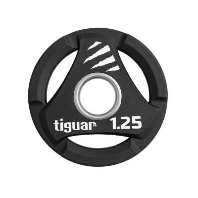 3. Talerz olimpijski tiguar  PU 1,25 kg TI-WTPU00125