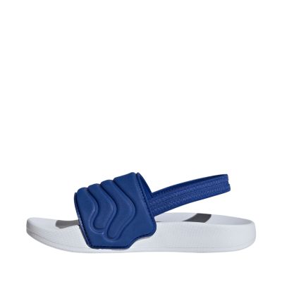 5. Klapki dla dzieci adidas Adilette Estrap 2.0 biało-niebieskie HQ9196