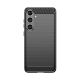 4. Etui do Carbon Case Samsung Galaxy S24+ elastyczny silikonowy karbonowy pokrowiec - czarny
