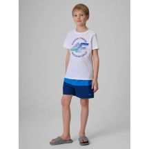 Spodenki plażowe boardshorty chłopięce  4F 4FJWSS26UBDSM203-31S