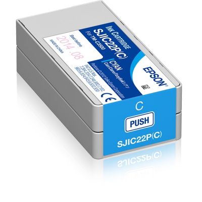 Tusz Epson do SJIC22P TM-C3500 Cyan