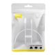 11. Kabel Baseus Superior Series 100W USB-A - USB-C 0,25m - biały